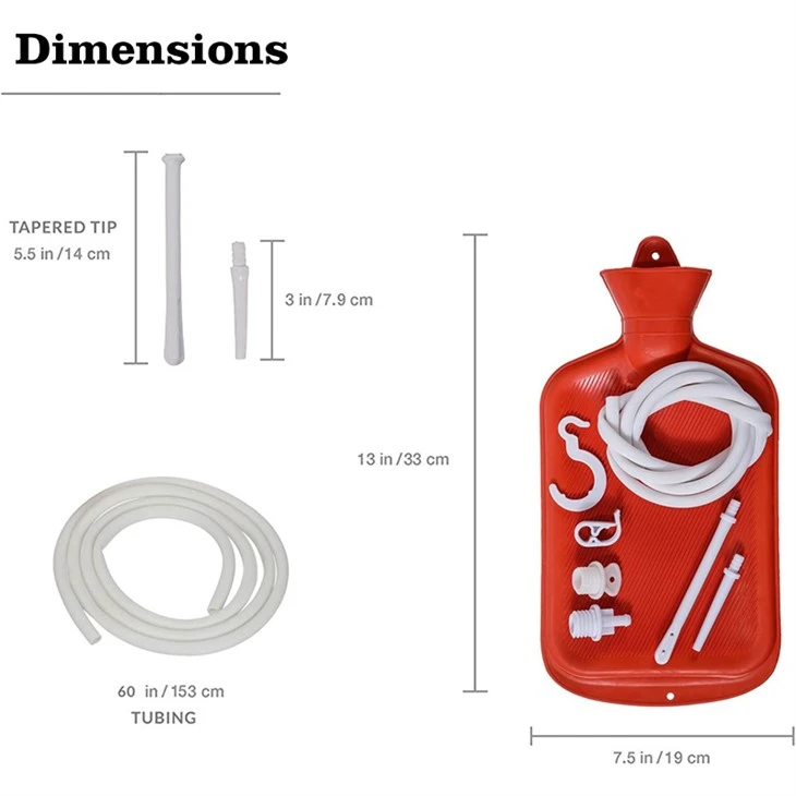 Medical Rubber Irrigation Enema Bag